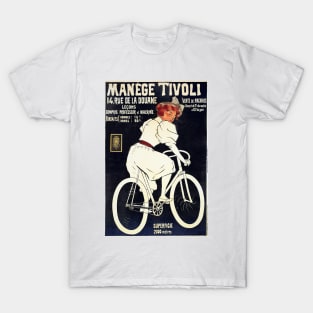 MANEGE TIVOLI Ride a Tivoli Bicycle Cycles Vintage French Advertisement T-Shirt